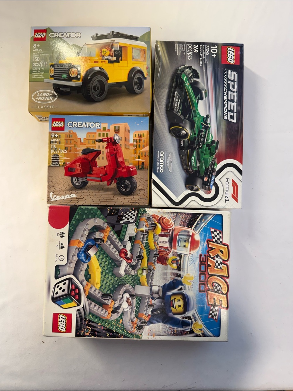 Lego Creator & Speed Champions Vehicle Set (4)